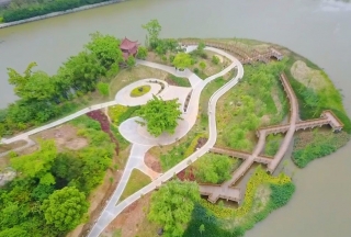 灵山县双鹤公园环山休闲步道工程