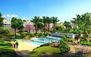 鸿发山庄景观工程