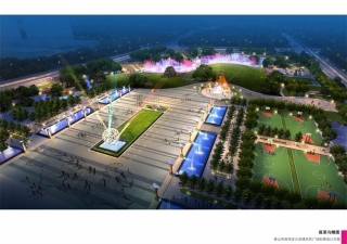 佛山大沥镇市民广场规划设计