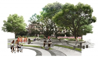 茶山镇博头村美丽乡村整治规划、麒麟路、月牙塘